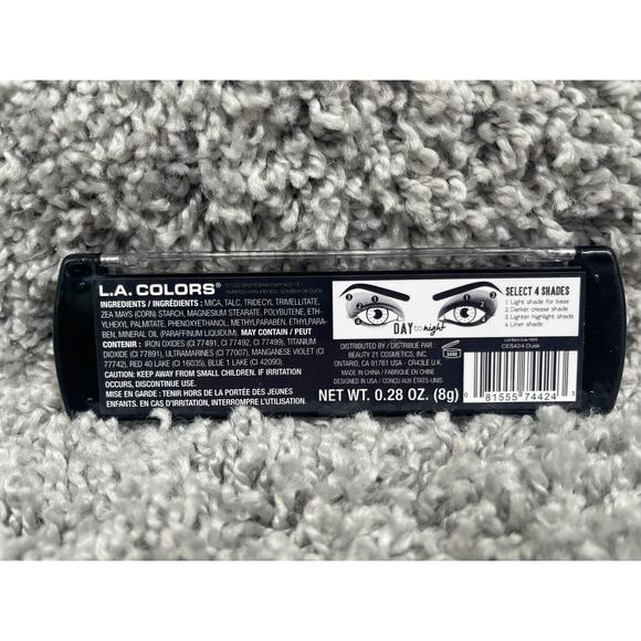 Lot Of 3 LA Colors Day To Night Makeup Eyeshadow Palette CES424 Dusk 28 Oz - Picture 3 of 8